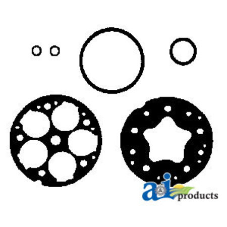A & I PRODUCTS Sanden SD507/ 508/ 510 Gasket Kit (Metal Gaskets) R12/ R134a) 6" x6" x1" A-440-591